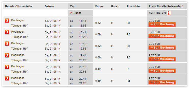 Fahrplan