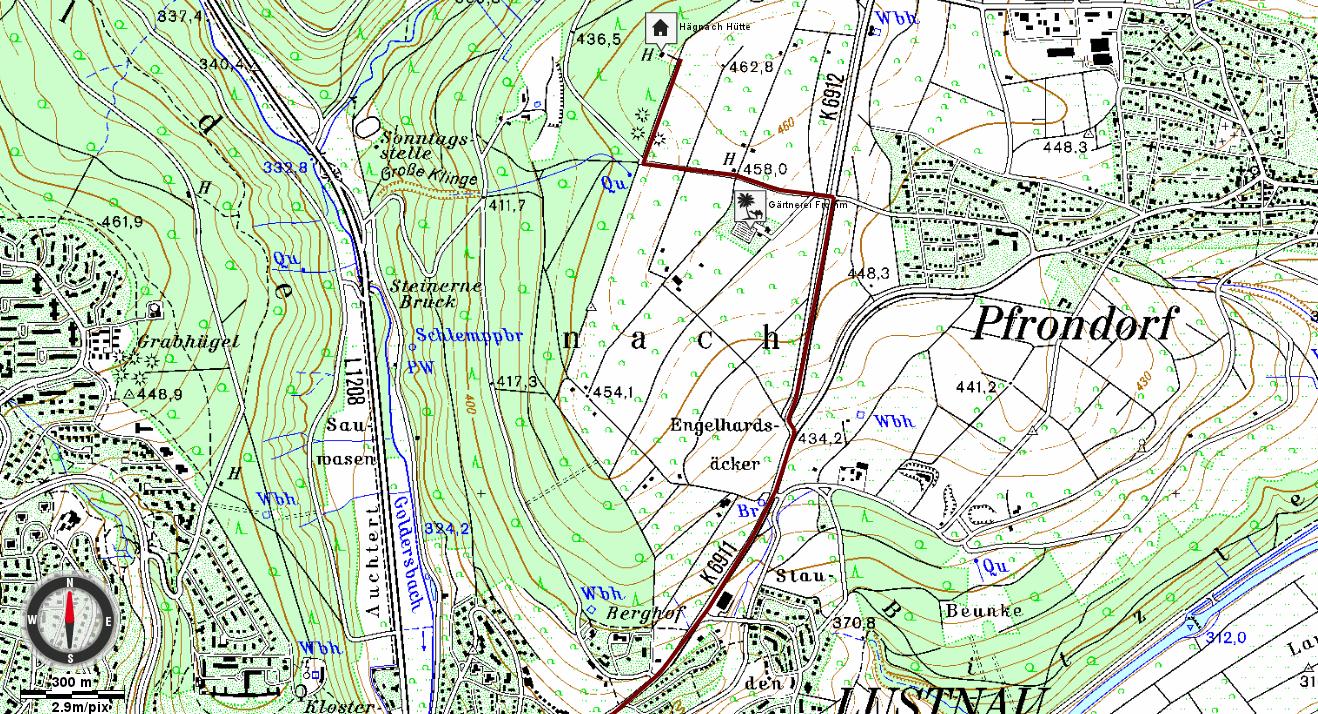 Anfahrt Haegnachhuette